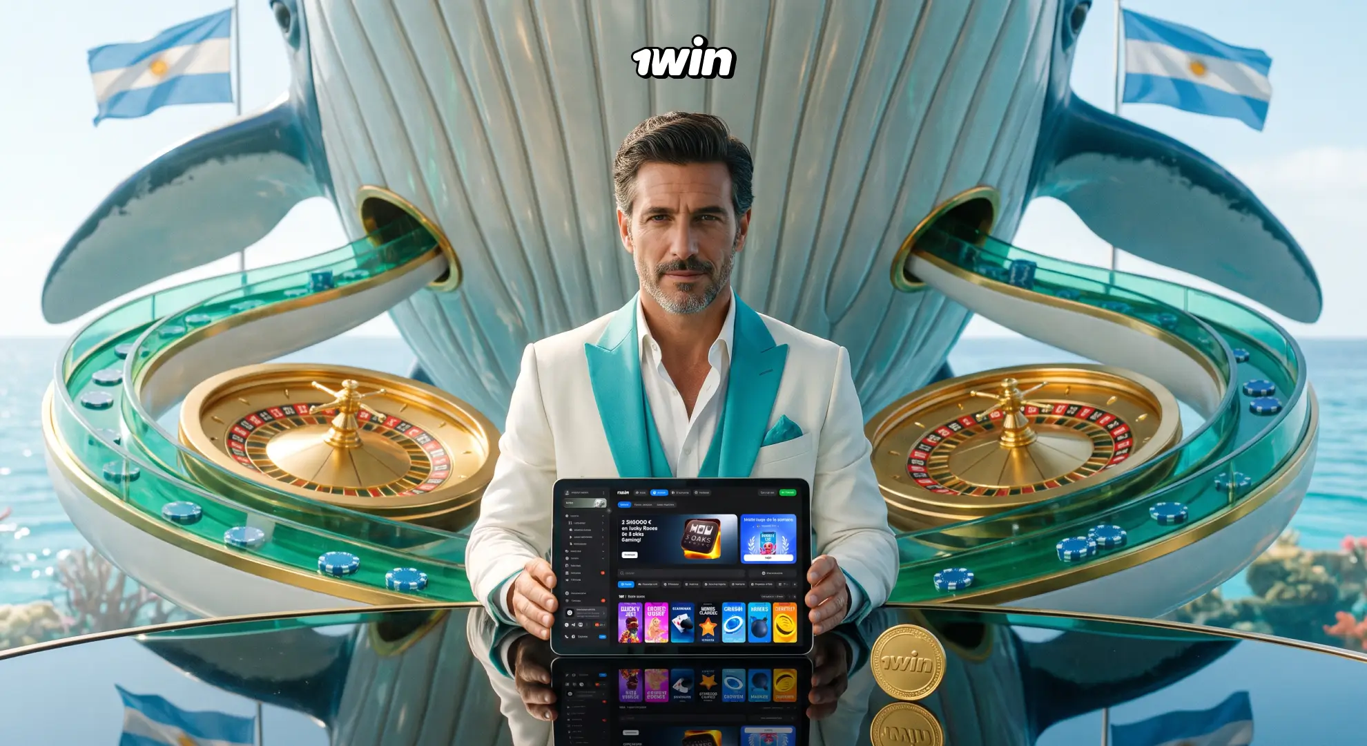 Casino en vivo y juegos propios de 1win Argentina