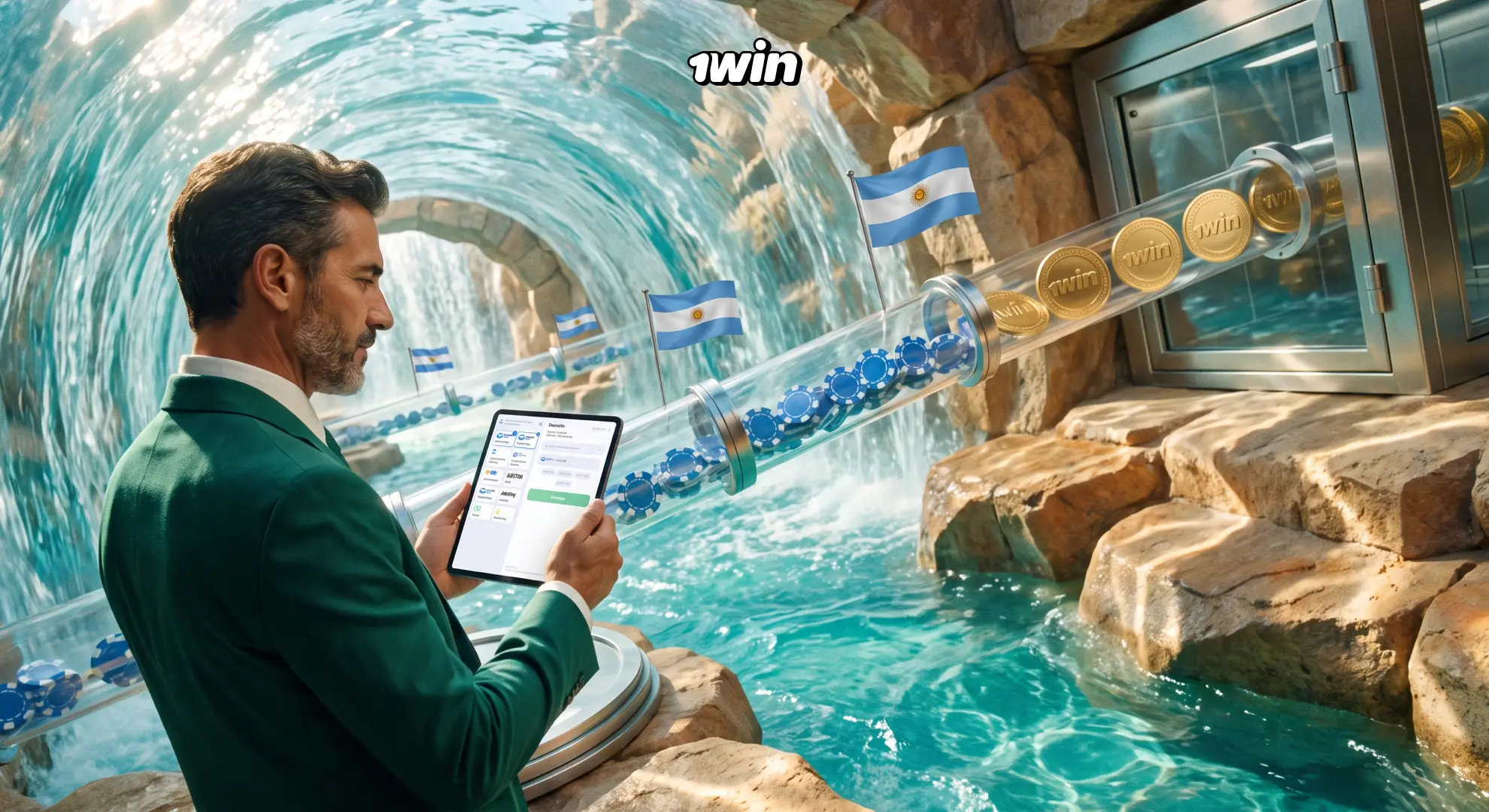 Circuito en criptomonedas de 1win Argentina